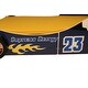 preview thumbnail 11 of 17, Twin Kids Racing Car Floor Bed with LED Night Light, Safety Guardrail, and Sturdy Wood Slat Support