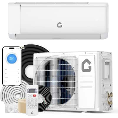 24000BTU Mini Split Air Conditioner & Heater, 230V Energy Efficient SEER2 21 Ductless Wall-Mounted AC Unit with WiFi
