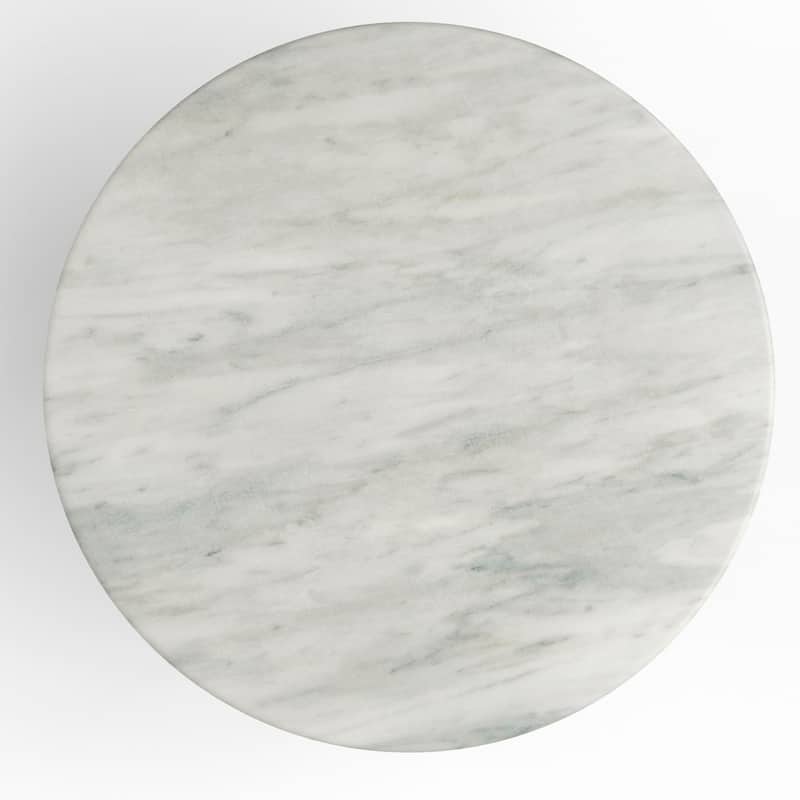 Simon 36" Round Faux Marble Round Dining Table