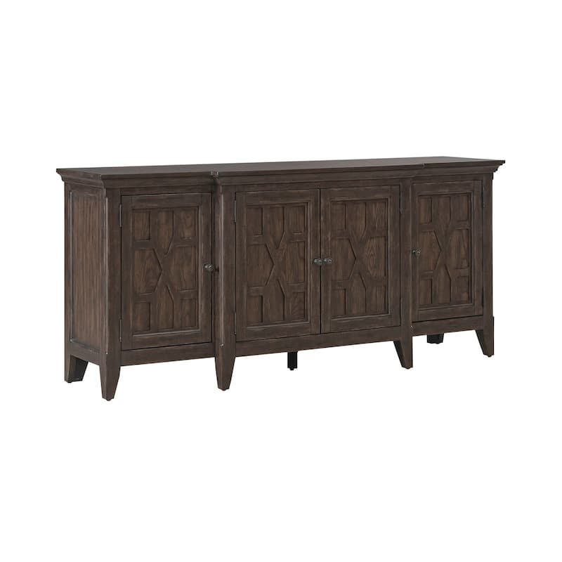 Paradise Valley Saddle Brown 76 Inch TV Console