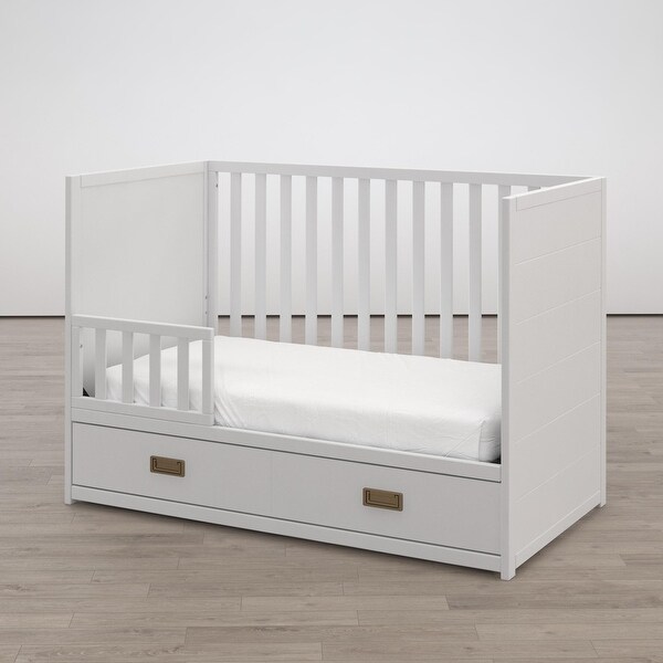 組立不要【手渡し】 白 リリワゴン2 baby crib cot bed Little Seeds Haven 3-in-1 Convertible Storage Crib - Bed