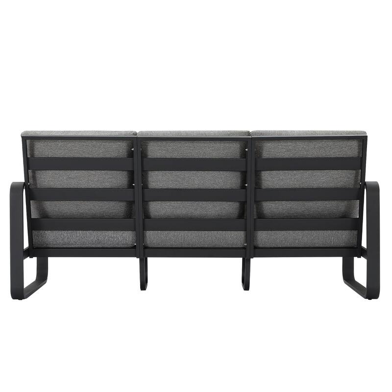 Outdoor Patio Conversation Chair, Loveseat, Sofa with Removable Cushions