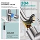 preview thumbnail 43 of 79, WOWOW Single Handle Waterfall Pull Down Sprayer Kitchen Faucet