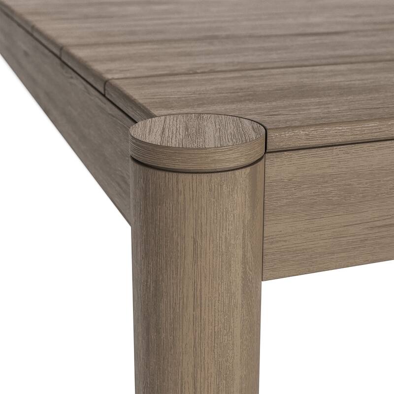 Eleni 89-Inch Outdoor Patio Teak Wood Dining Table