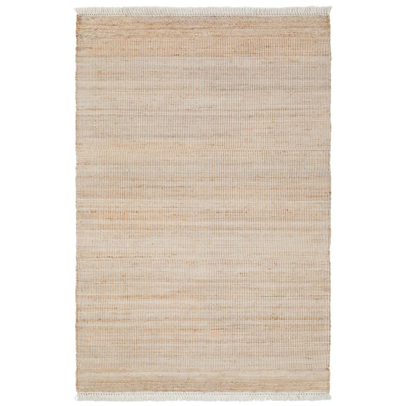 Terra by Obeetee Sona Nafs Neutral Rug - Lavender/Ivory - 3' x 5'
