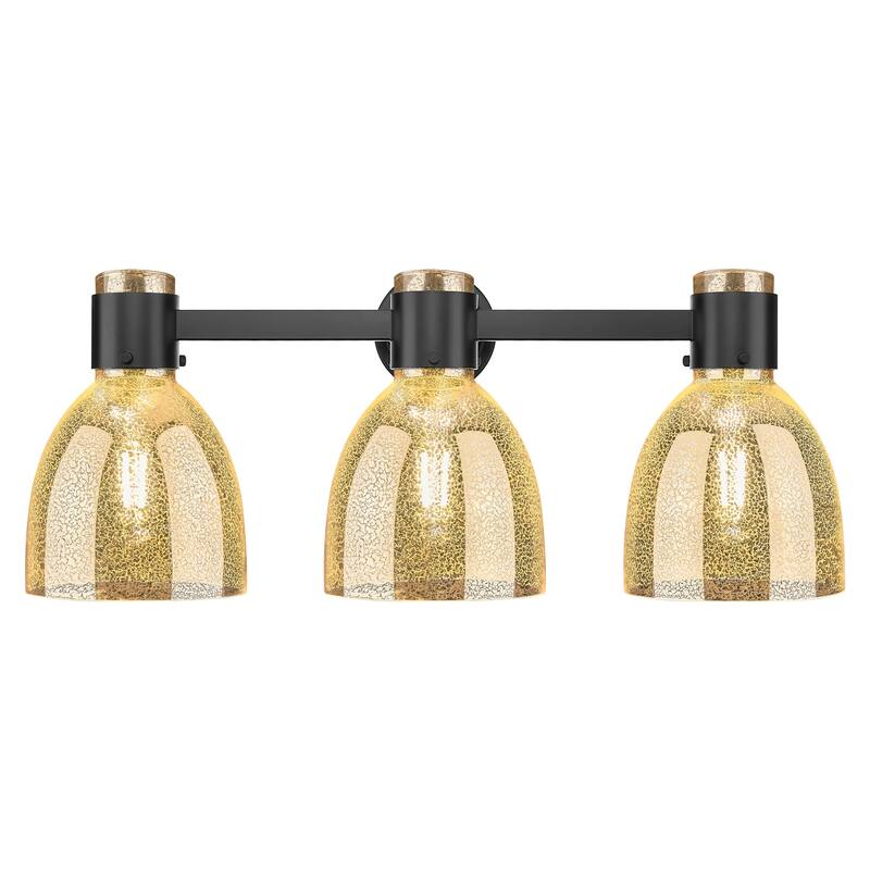 Innovations Lighting 464-3W-G464D-7ME Lawton Bell 3 Light 24" Wide - Matte Black