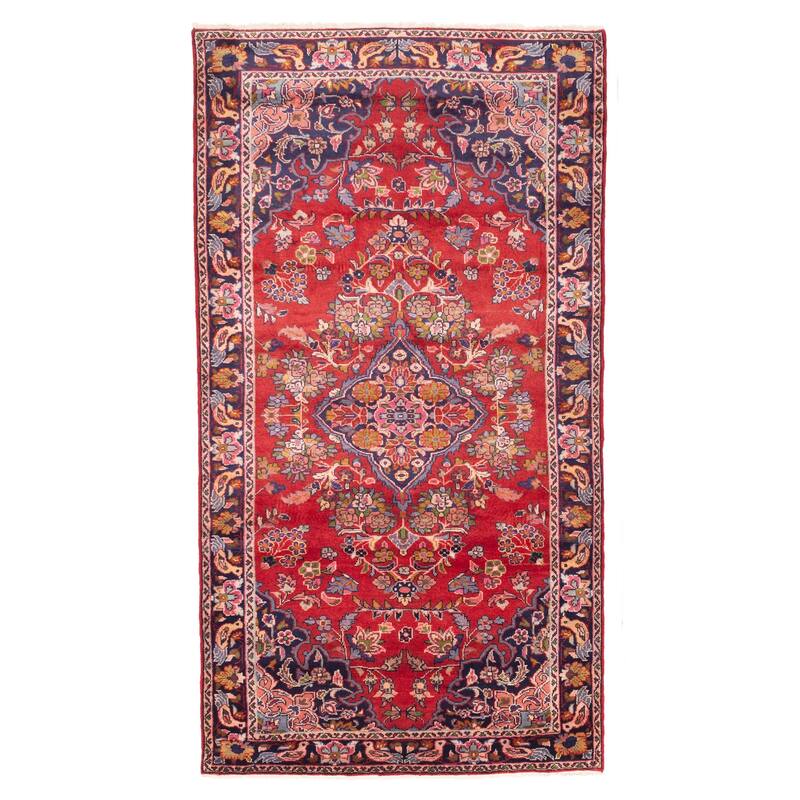 ECARPETGALLERY Hand-knotted Anadol Red Wool Rug - 5'3 x 9'7