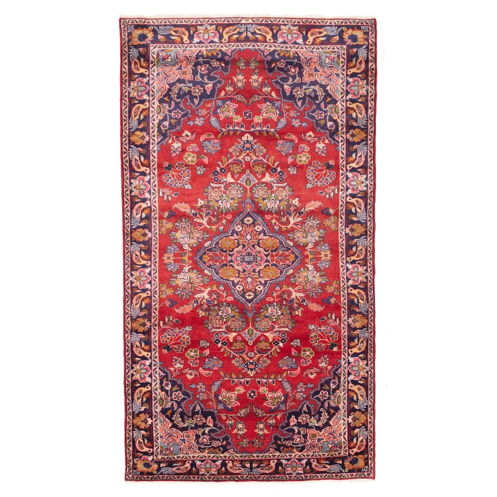ECARPETGALLERY Hand-knotted Anadol Red Wool Rug - 5'3 x 9'7