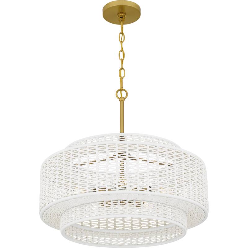 Teton 5-Light Brushed Gold Pendant Light