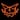 20 Inch LED Rope Light Halloween Scary Melting Pumpkin Face Motif - Lighted Silhouette - 20" Wide by 16" Tall