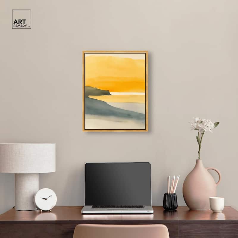 Dawn on the Waves Canvas by Art Remedy