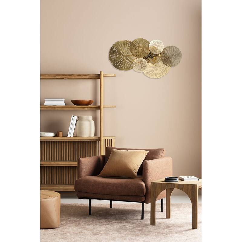Copper Metal Abstract Wall Sconce