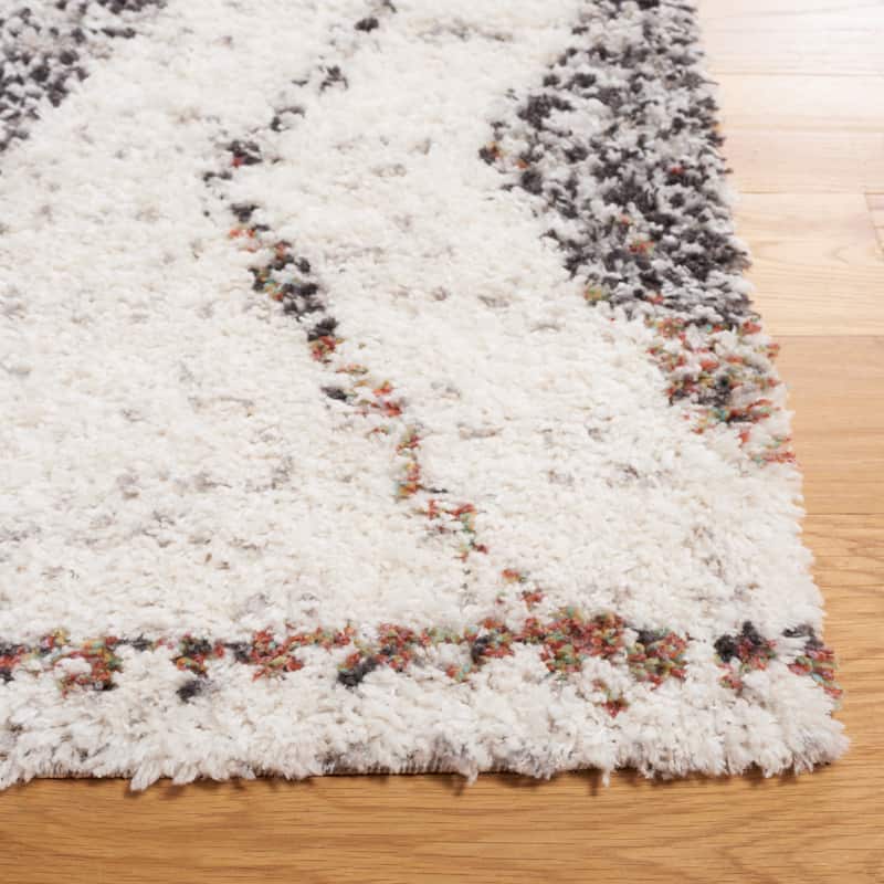 SAFAVIEH Jericho Shag Annemarie Boho 1.2-inch Thick Rug