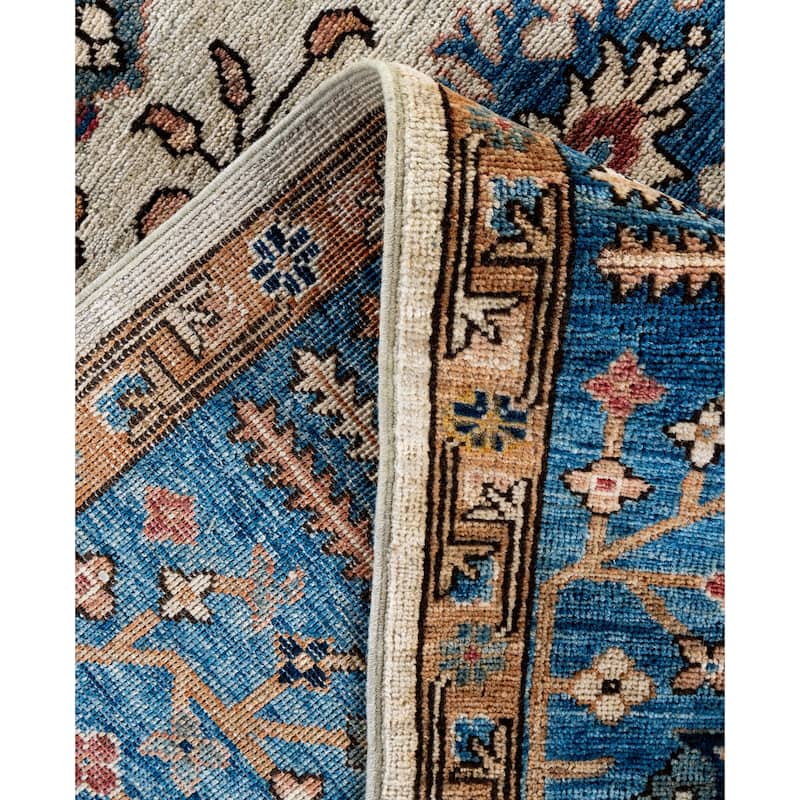 Serapi One-of-a-Kind Hand-Knotted Area Rug - Ivory - 7' 11" x 10' 0"
