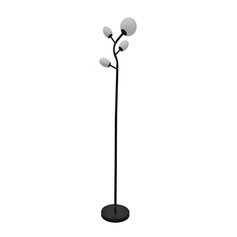 68'' 4-Light Tree Floor Lamp With LED Bulbs Included