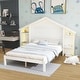 preview thumbnail 37 of 40, Wooden platform bed in house shape
