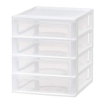 IRIS USA® Desk Top Unit 4.6 Qt - White