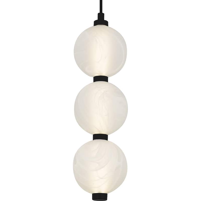 Clarendon Integrated LED Matte Black Mini Pendant