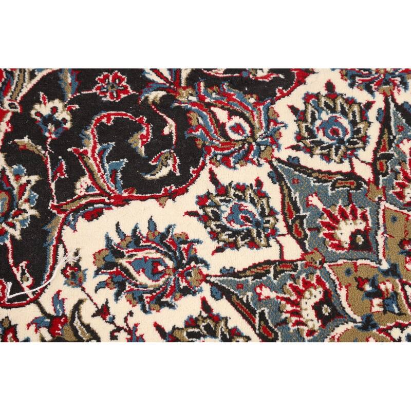 Traditional Floral Kashan Turkish Rug Machine-Made Red Carpet - 9'8" x 13'2"
