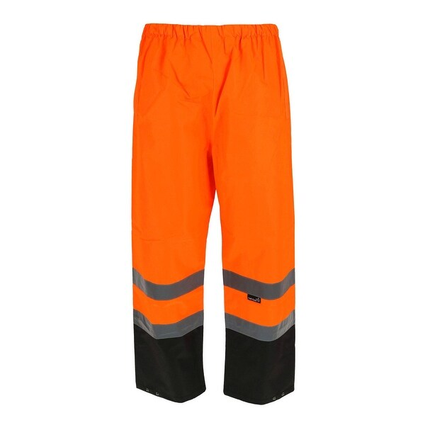 Tuff Grip Men's Fluorescent Waterproof Pants with Reflective Strips. Opens flyout.