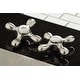 preview thumbnail 9 of 30, Kingston Brass Heritage 8-Inch Widespread Kitchen Faucet with Brass Sprayer