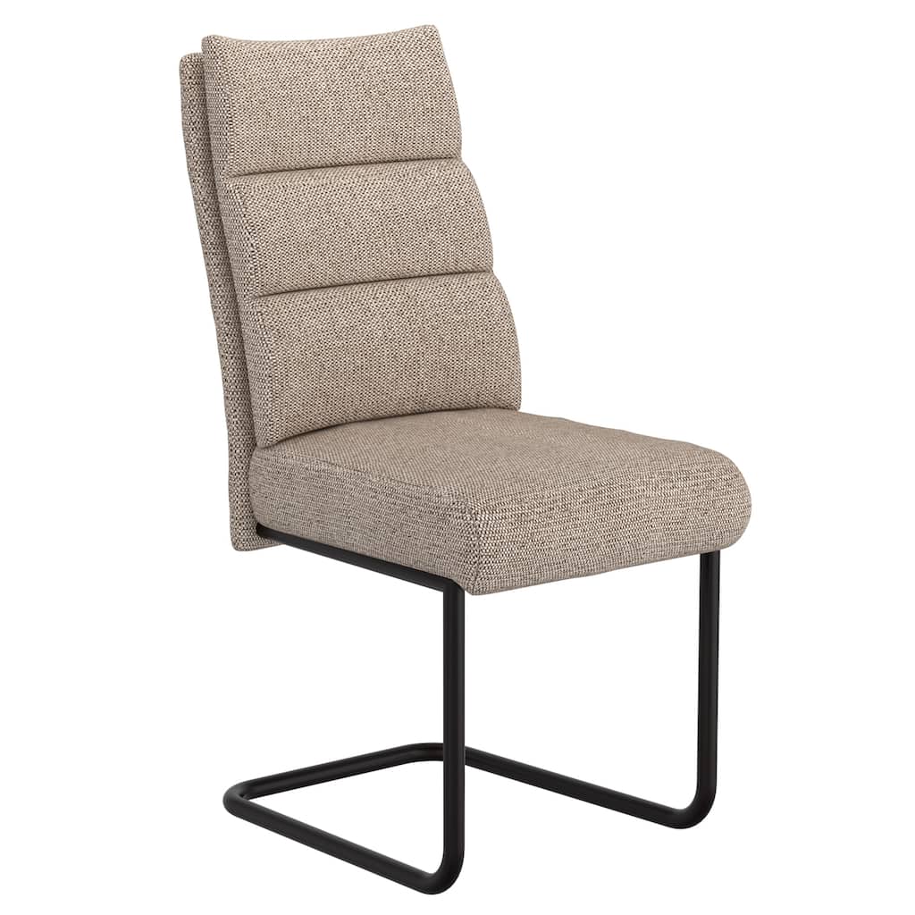Modern Fabric & Metal Dining Chair, Set of 4