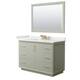 Option Light Green, Bronze Trim, White Quartz Top
