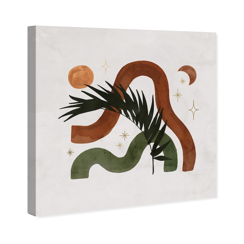 Wynwood Studio Prints Floral and Botanical Plants in Plain View White and Mid-Century Modern Wall Art Canvas Print