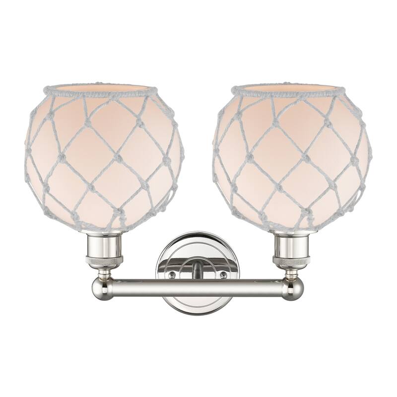 Innovations Lighting Endless Possibilities Edison - Farmhouse Rope - 2 Light 17" Bath Vanity Light