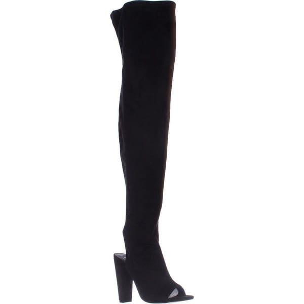 steve madden over the knee high heel boots