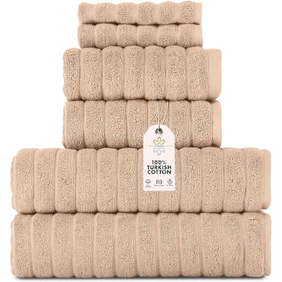 Brampton 6 Piece Luxury Turkish Cotton Towel Set