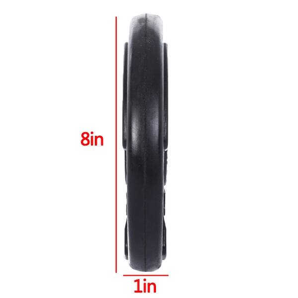 Olympic Weight Plates 5.5LB Plates Standard 2" Exercise Weights Weightlifting and Bodybuilding, Solid Iron Weight Plates