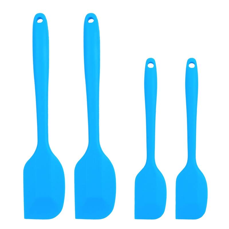 Silicone 4 Pcs Heat Resistant Non-scratch Turner Non Stick Spatula Set