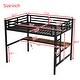 preview thumbnail 20 of 26, Space-Saving Design Loft Bed with Desk, TwinXL/Full Size
