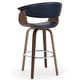 preview thumbnail 146 of 186, 26"/29" Faux Leather Swivel Bar Stools, Wood Counter Stool