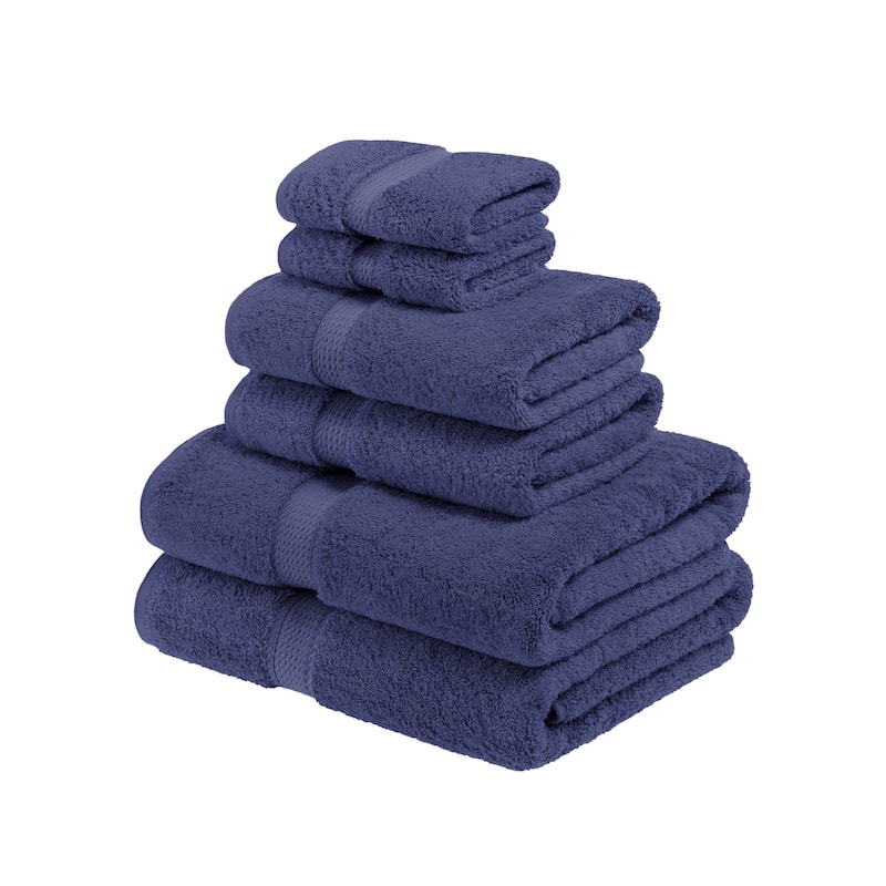 Superior Egyptian Cotton Pile Heavyweight 6-Piece Towel Set