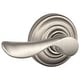 preview thumbnail 3 of 2, Schlage Champagne Left Handed Non-Turning One-Sided Dummy Door Lever Satin Nickel