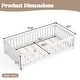 preview thumbnail 77 of 159, Wood Floor Bed with Safety Guardrails and Door