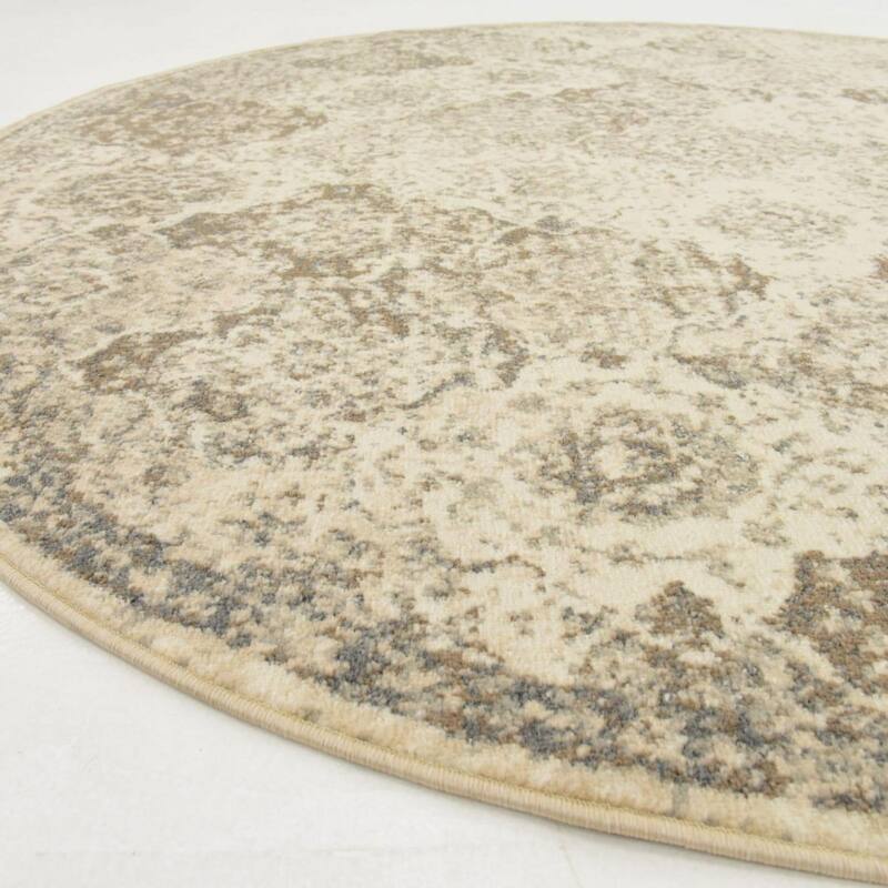 Contemporary Daisy Collection Area Rug