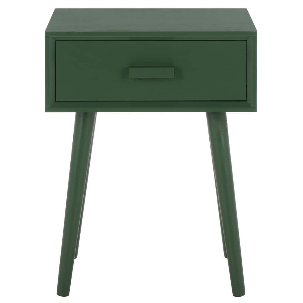 SAFAVIEH Fraida 1-Drawer Side Table - 15.8" x 11.8" x 20.8" - 16"W x 12"D x 21"H