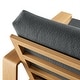 preview thumbnail 16 of 14, Lirienne Outdoor Patio Aluminum Faux Wood Armchairs Set of 2