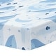 preview thumbnail 5 of 9, Lambs & Ivy Bubbles & Squirt 3-Piece Whale/Ocean Aquatic Baby Crib Bedding Set