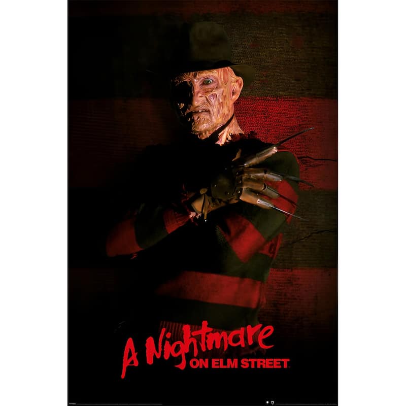 A Nightmare on Elm Street - Freddy Kruger Art Poster - 24 x 36 Inch