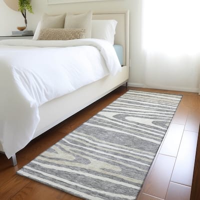 Premium Washable Super Soft Contemporary Grain Mayfield Rug