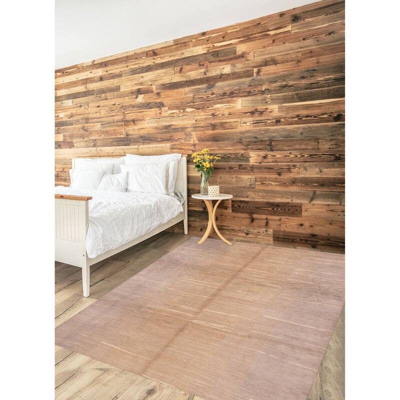 ECARPETGALLERY Hand-knotted Opulence Grey, Taupe Silk, Wool Rug - 8'1 x 9'10