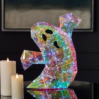 Prismatic Iridescent Spooky Ghost I16", LED lights - N/A