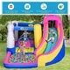 preview thumbnail 6 of 7, Outsunny Kids Bounce Castle House Inflatable Trampoline Water Slide Pool Climbing Wall 5 in 1 with Inflator for Kids Age 3-8
