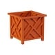 preview thumbnail 2 of 17, Square Planter Box by Pure Garden - 14.75 x 14.75 x 13 Terracotta