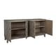 preview thumbnail 1 of 5, Furniture Classics Solid Wood Pearl Sideboard Buffet Server Brown