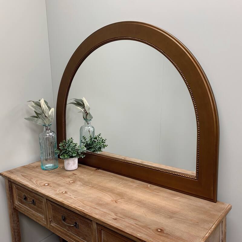 Yates Framed Mantel Mirror - Crescent Cathedral - 42.4x31.4